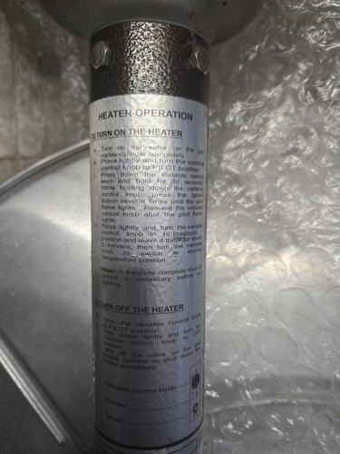 Gas patio heater new - gas,