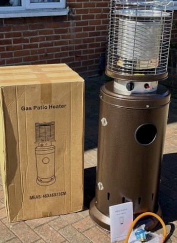 Gas patio heater easy - gas,