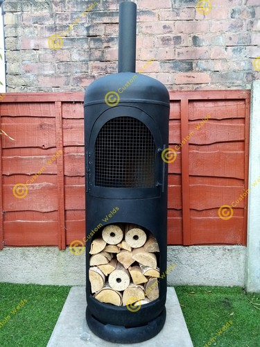 Large gas bottle log - gas,