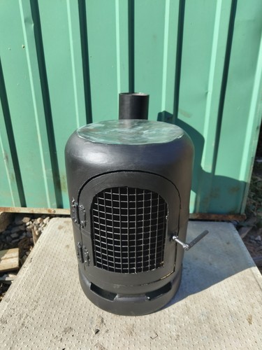 Gas bottle wood - bottle, stove